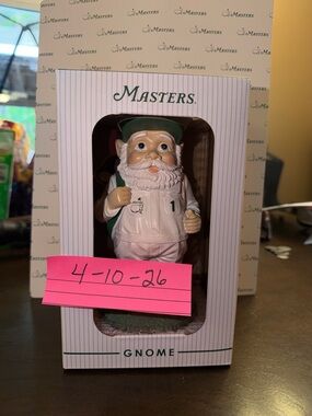 Masters
Limited Edition Official 2026
Masters Mini Caddie Garden
Gnome Mini